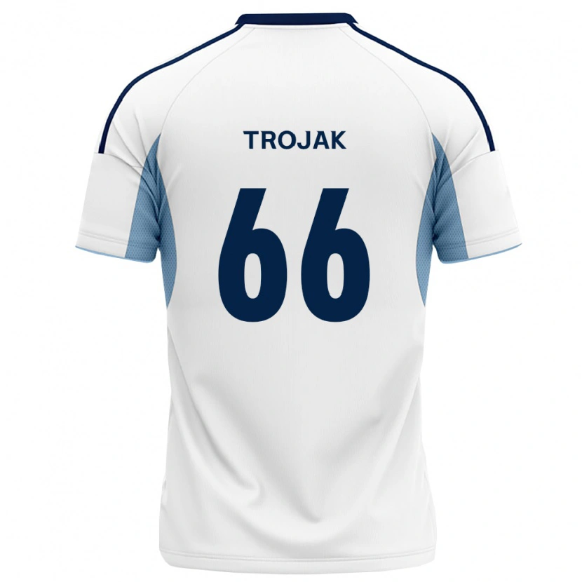 Danxen Herren Milosz Trojak #66 Königsblau Weiß Auswärtstrikot Trikot 2026/27 T-Shirt
