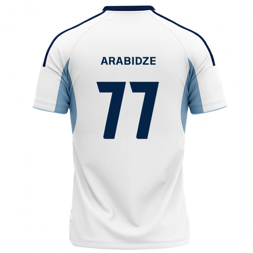 Danxen Herren Giorgi Arabidze #77 Königsblau Weiß Auswärtstrikot Trikot 2026/27 T-Shirt