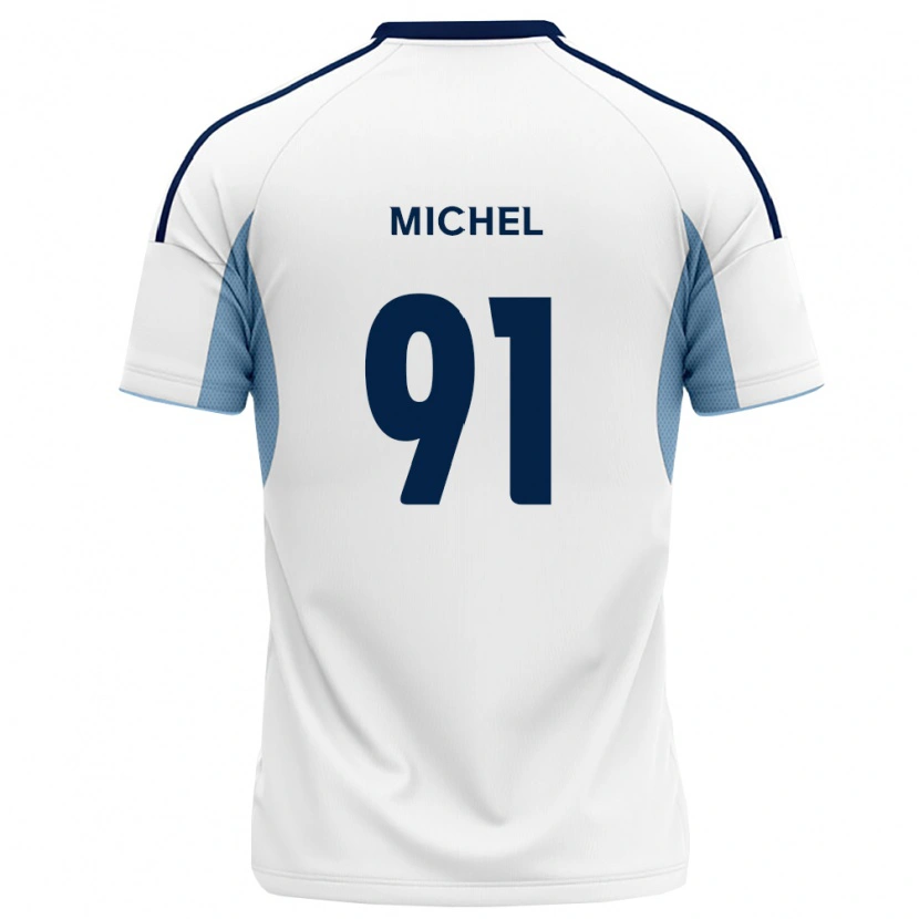 Danxen Herren Benji Michel #91 Königsblau Weiß Auswärtstrikot Trikot 2026/27 T-Shirt