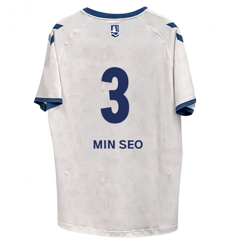 Danxen Herren Min-Seo Park #3 Königsblau Weiß Auswärtstrikot Trikot 2026/27 T-Shirt
