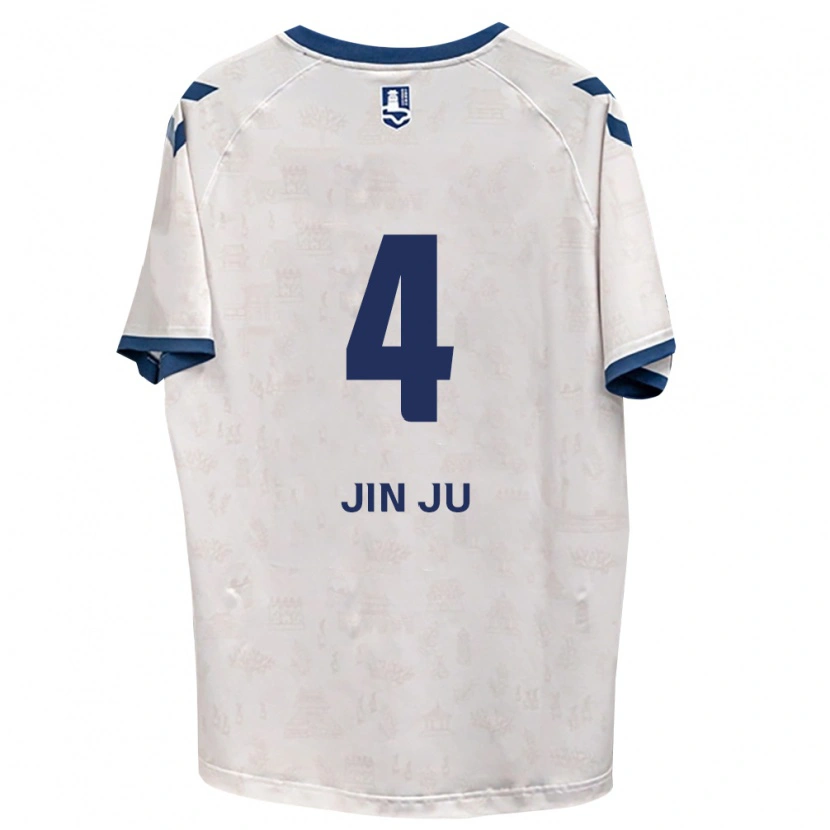 Danxen Herren Jin-Ju Seo #4 Königsblau Weiß Auswärtstrikot Trikot 2026/27 T-Shirt