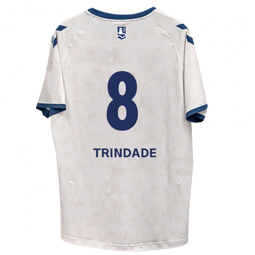 Danxen Herren Matheus Trindade #8 Königsblau Weiß Auswärtstrikot Trikot 2026/27 T-Shirt