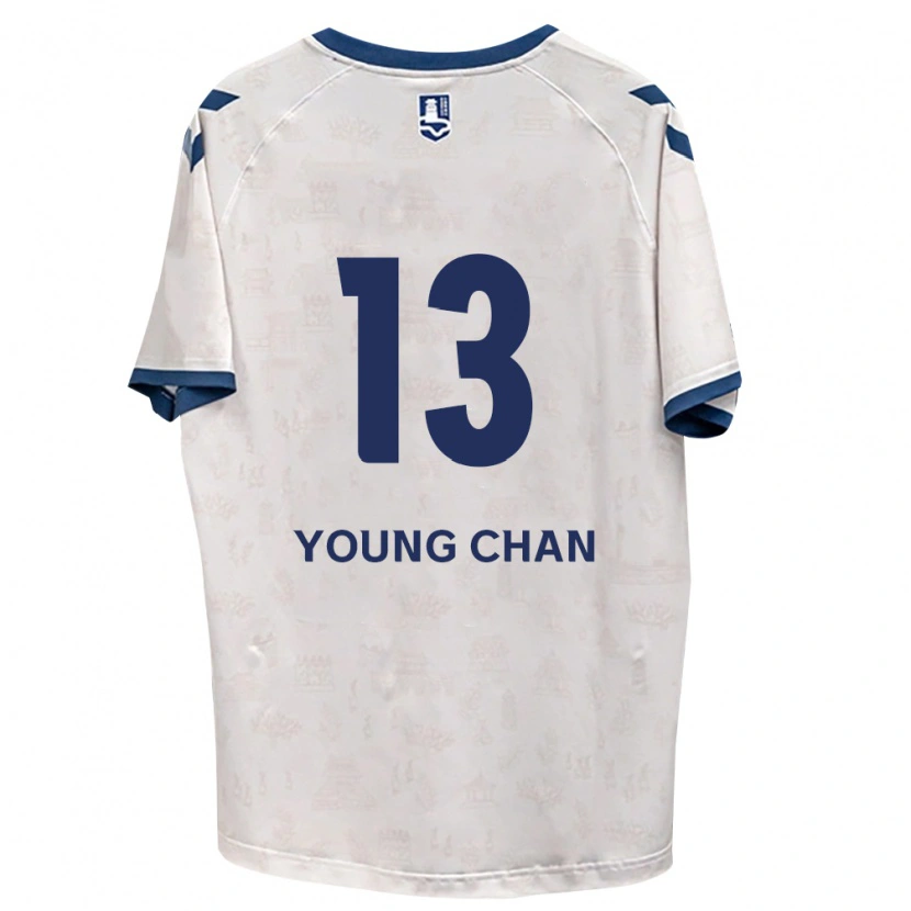 Danxen Herren Young-Chan Ham #13 Königsblau Weiß Auswärtstrikot Trikot 2026/27 T-Shirt