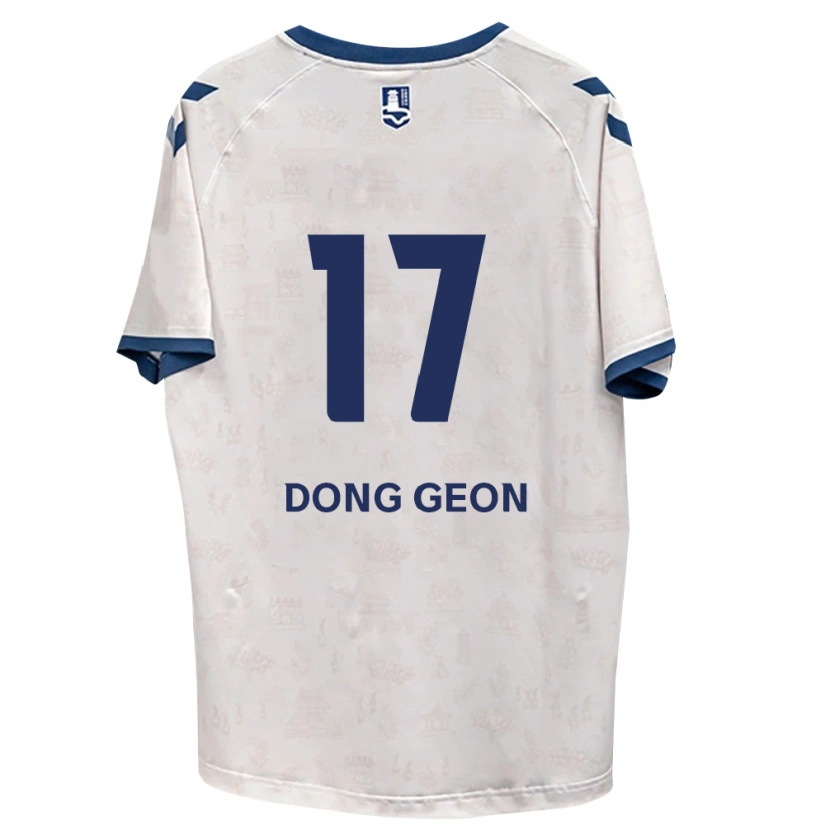 Danxen Herren Dong-Geon No #17 Königsblau Weiß Auswärtstrikot Trikot 2026/27 T-Shirt