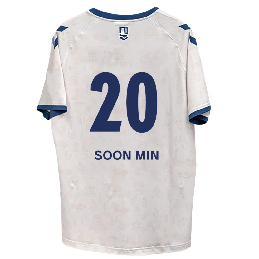 Danxen Herren Soon-Min Hwang #20 Königsblau Weiß Auswärtstrikot Trikot 2026/27 T-Shirt