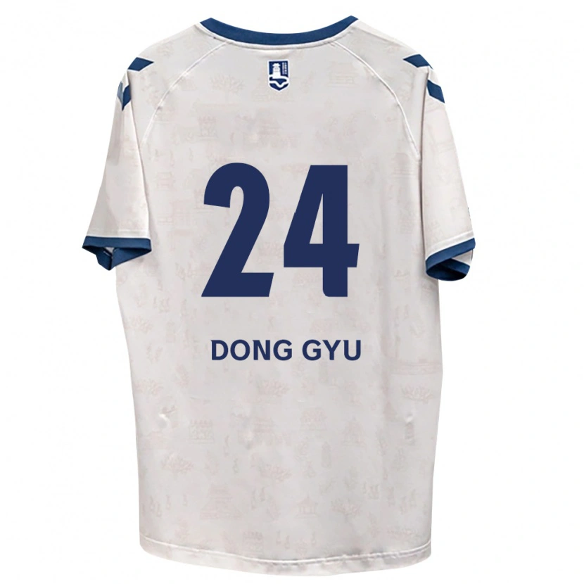Danxen Herren Dong-Gyu Lee #24 Königsblau Weiß Auswärtstrikot Trikot 2026/27 T-Shirt