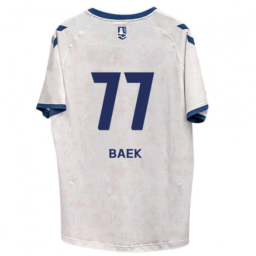 Danxen Herren Kyeong Baek #77 Königsblau Weiß Auswärtstrikot Trikot 2026/27 T-Shirt