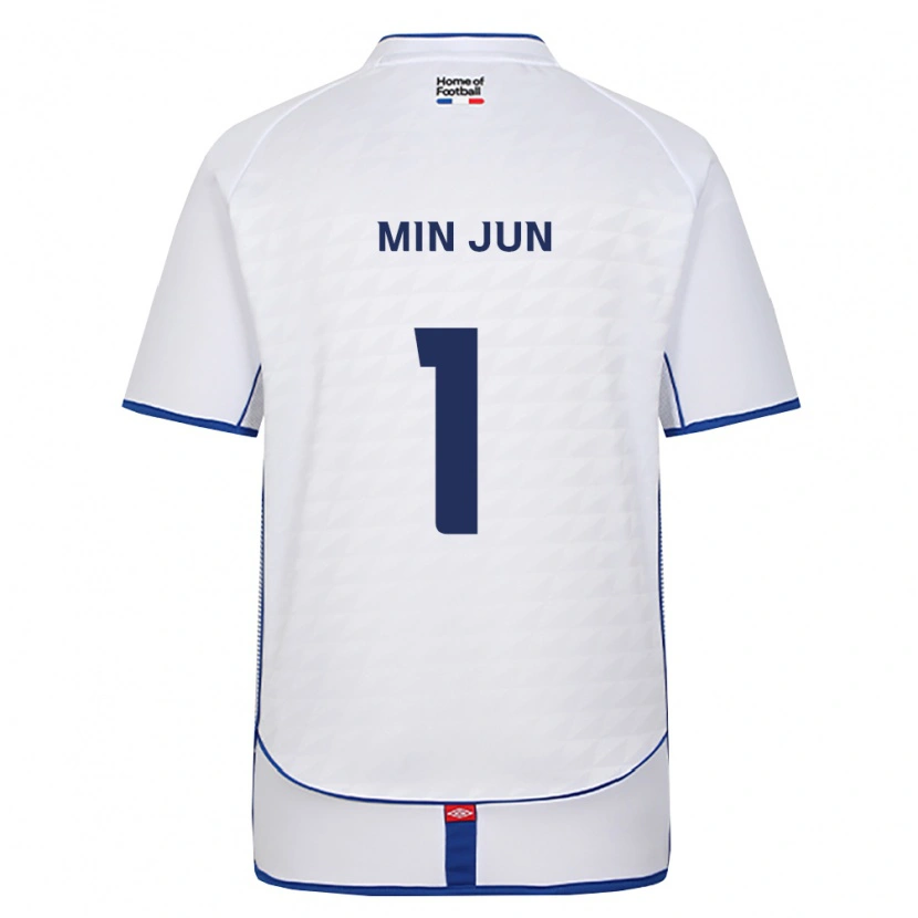 Danxen Herren Min-Jun Kim #1 Schwarz Weiß Rot Auswärtstrikot Trikot 2026/27 T-Shirt