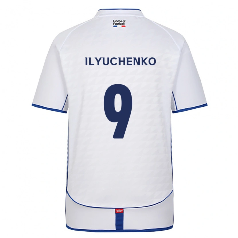 Danxen Herren Stanislav Ilyuchenko #9 Schwarz Weiß Rot Auswärtstrikot Trikot 2026/27 T-Shirt