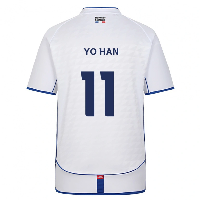 Danxen Herren Yo-Han Jang #11 Schwarz Weiß Rot Auswärtstrikot Trikot 2026/27 T-Shirt
