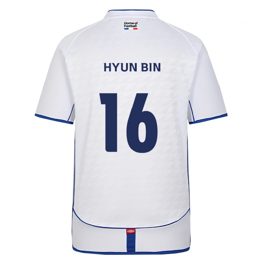 Danxen Herren Hyun-Bin Park #16 Schwarz Weiß Rot Auswärtstrikot Trikot 2026/27 T-Shirt
