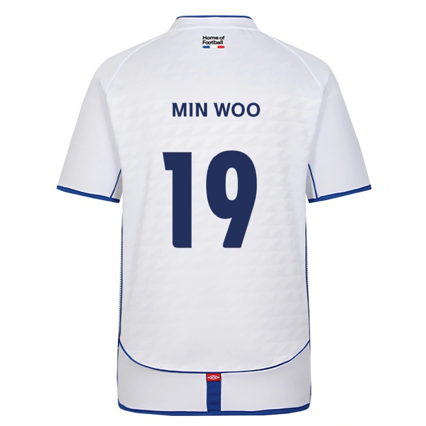Danxen Herren Min-Woo Kim #19 Schwarz Weiß Rot Auswärtstrikot Trikot 2026/27 T-Shirt