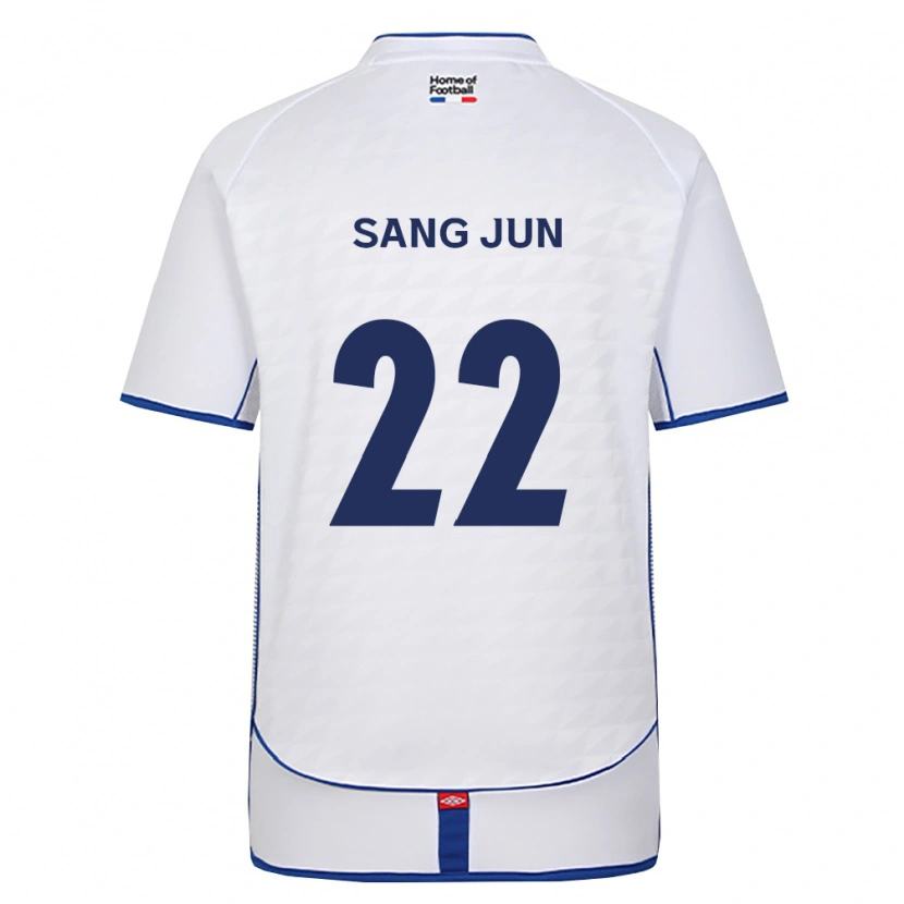 Danxen Herren Sang-Jun Kim #22 Schwarz Weiß Rot Auswärtstrikot Trikot 2026/27 T-Shirt