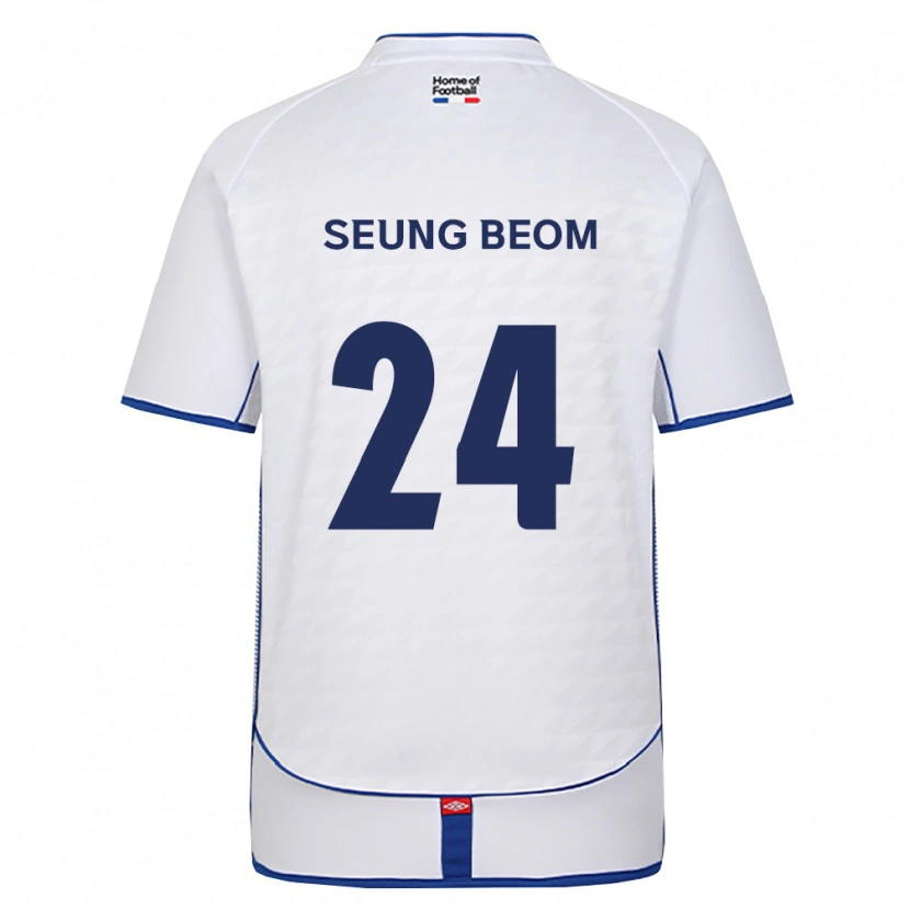 Danxen Herren Seung-Beom Ko #24 Schwarz Weiß Rot Auswärtstrikot Trikot 2026/27 T-Shirt