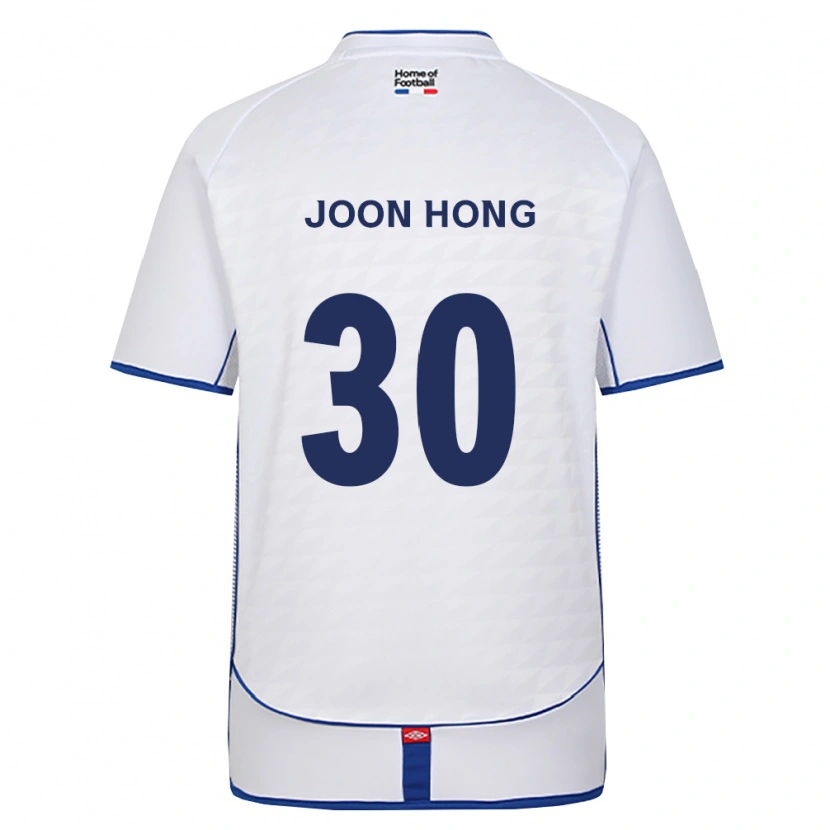 Danxen Herren Joon-Hong Kim #30 Schwarz Weiß Rot Auswärtstrikot Trikot 2026/27 T-Shirt