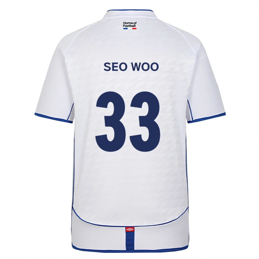 Danxen Herren Seo-Woo Jeong #33 Schwarz Weiß Rot Auswärtstrikot Trikot 2026/27 T-Shirt