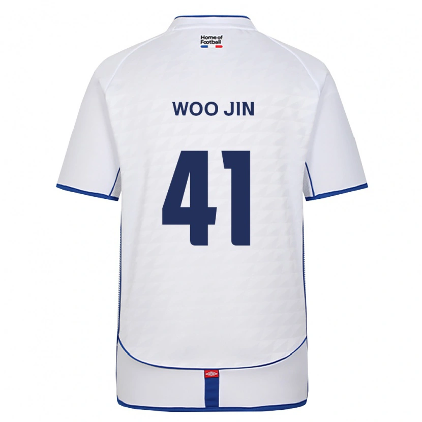 Danxen Herren Woo-Jin Kim #41 Schwarz Weiß Rot Auswärtstrikot Trikot 2026/27 T-Shirt