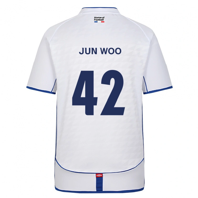 Danxen Herren Jun-Woo Lee #42 Schwarz Weiß Rot Auswärtstrikot Trikot 2026/27 T-Shirt