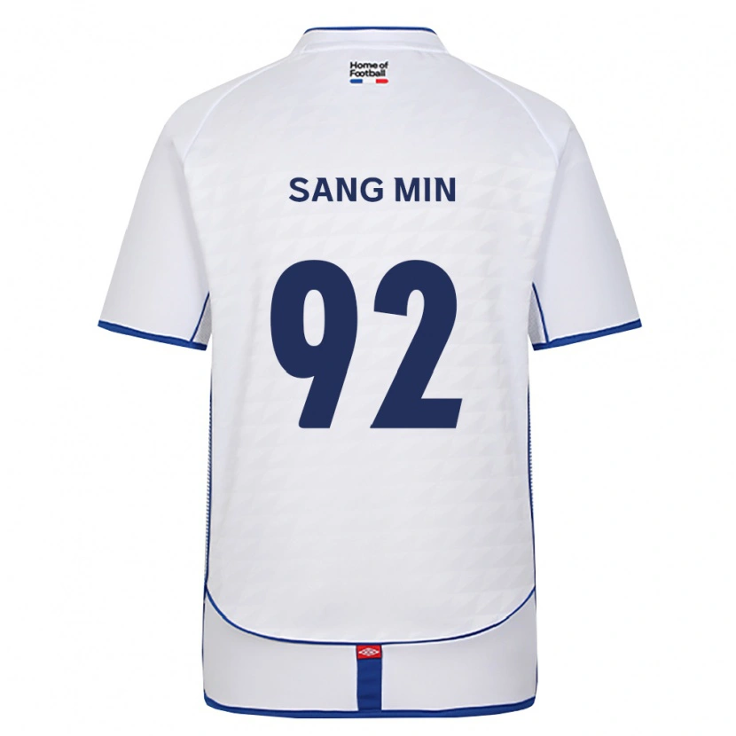Danxen Herren Sang-Min Lee #92 Schwarz Weiß Rot Auswärtstrikot Trikot 2026/27 T-Shirt