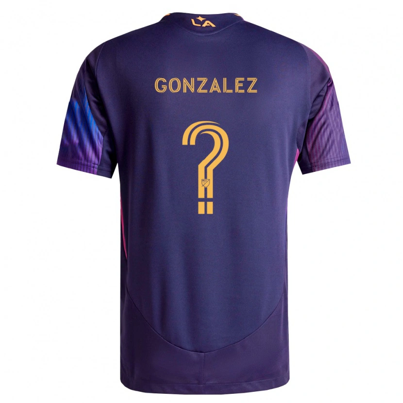 Danxen Herren Miguel Gonzalez #0 Tiefviolett Gelb Auswärtstrikot Trikot 2026/27 T-Shirt