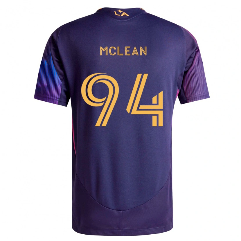Danxen Herren Mateo Mclean #94 Tiefviolett Gelb Auswärtstrikot Trikot 2026/27 T-Shirt