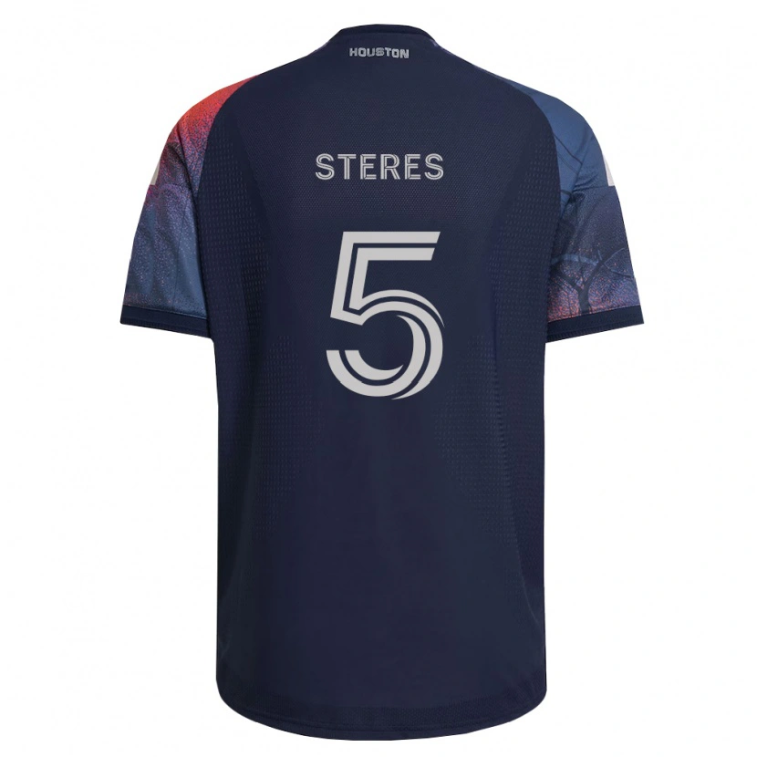 Danxen Herren Daniel Steres #5 Tiefblau Weiß Orange Auswärtstrikot Trikot 2026/27 T-Shirt