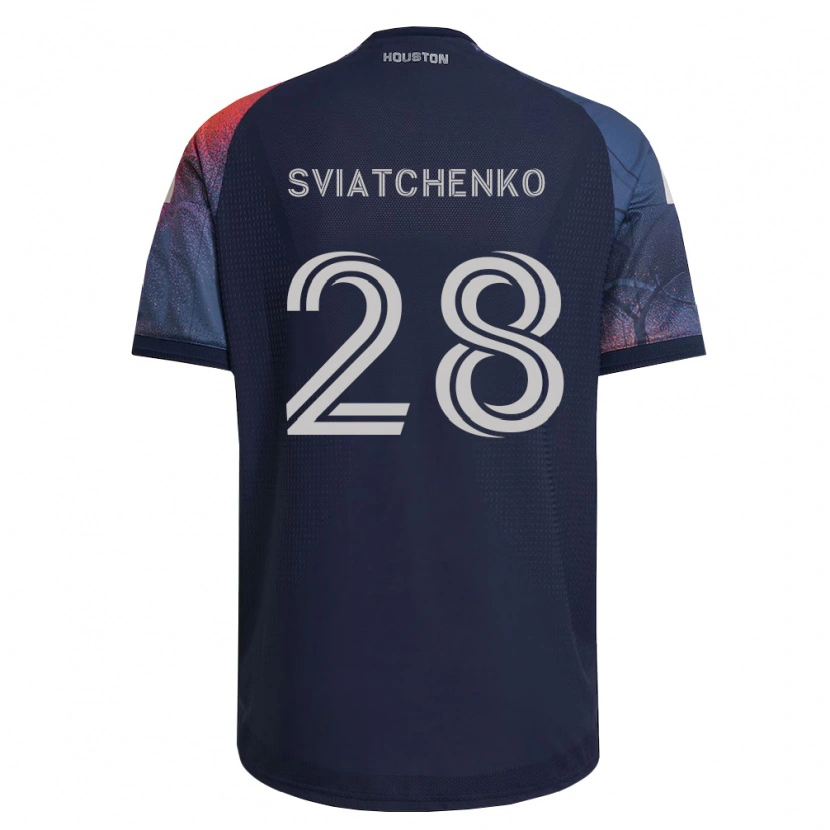 Danxen Herren Erik Sviatchenko #28 Tiefblau Weiß Orange Auswärtstrikot Trikot 2026/27 T-Shirt
