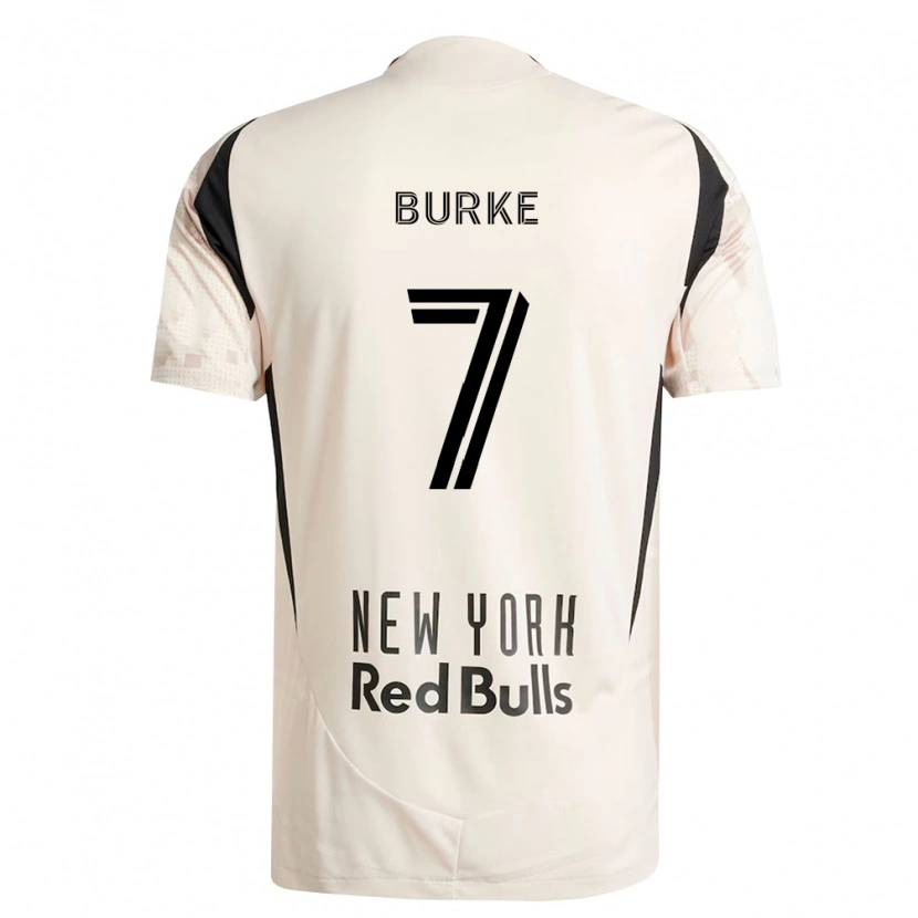 Danxen Herren Cory Burke #7 Off-Weiß Rot Schwarz Auswärtstrikot Trikot 2026/27 T-Shirt