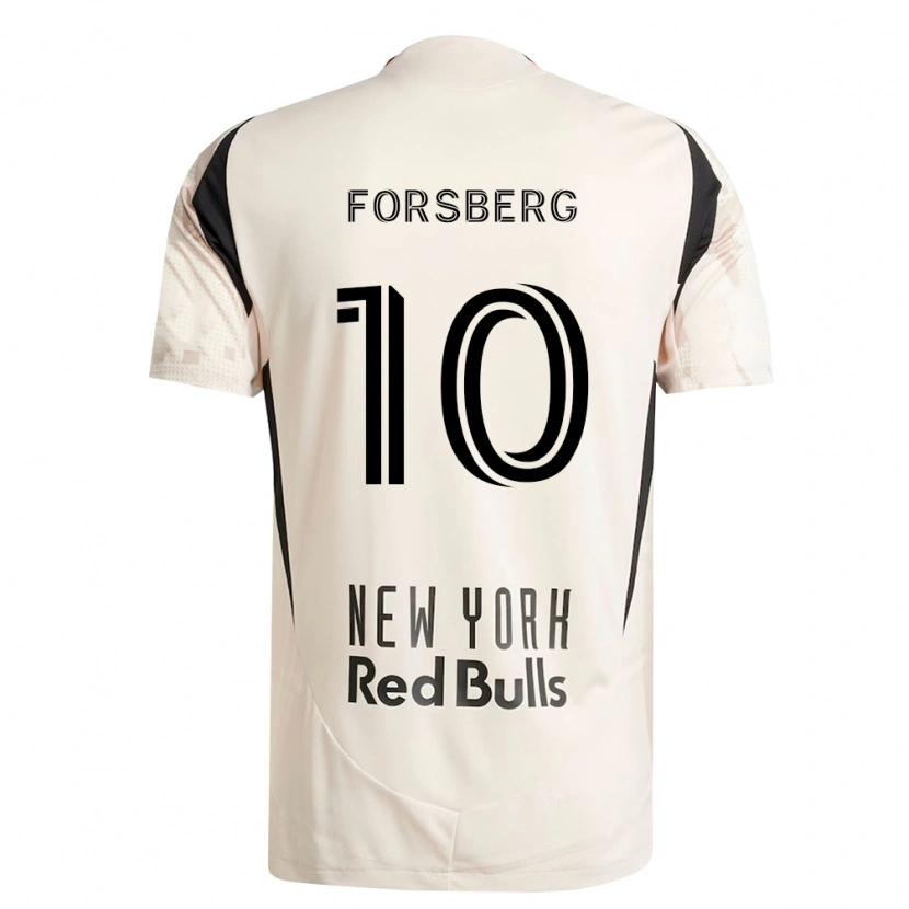Danxen Herren Emil Forsberg #10 Off-Weiß Rot Schwarz Auswärtstrikot Trikot 2026/27 T-Shirt