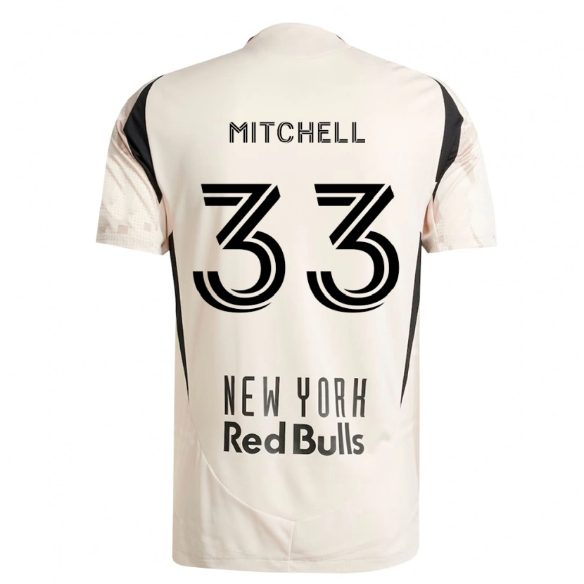Danxen Herren Roald Mitchell #33 Off-Weiß Rot Schwarz Auswärtstrikot Trikot 2026/27 T-Shirt