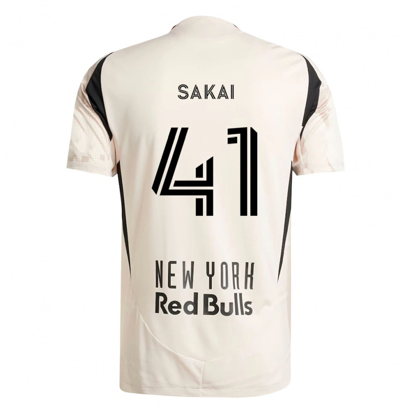 Danxen Herren Shunya Sakai #41 Off-Weiß Rot Schwarz Auswärtstrikot Trikot 2026/27 T-Shirt