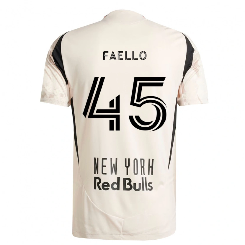 Danxen Herren Connor Faello #45 Off-Weiß Rot Schwarz Auswärtstrikot Trikot 2026/27 T-Shirt