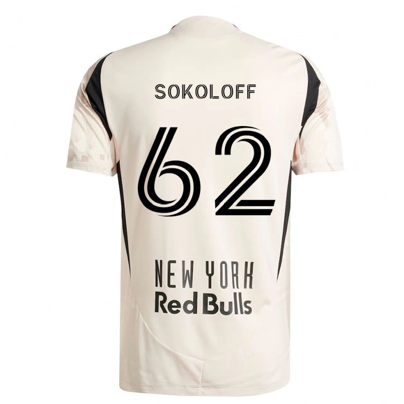 Danxen Herren Paul Sokoloff #62 Off-Weiß Rot Schwarz Auswärtstrikot Trikot 2026/27 T-Shirt