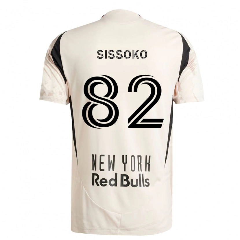 Danxen Herren Makan Sissoko #82 Off-Weiß Rot Schwarz Auswärtstrikot Trikot 2026/27 T-Shirt