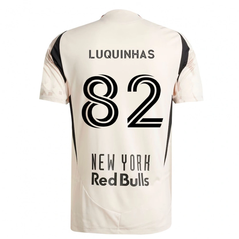Danxen Herren Luquinhas #82 Off-Weiß Rot Schwarz Auswärtstrikot Trikot 2026/27 T-Shirt