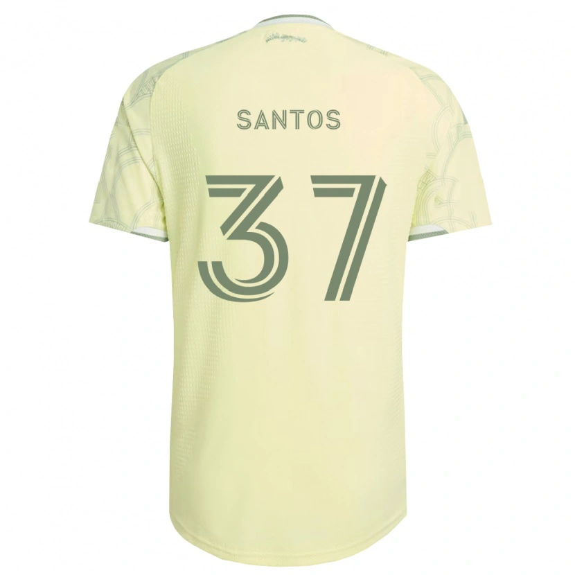 Danxen Herren Noah Santos #37 Beige Weiß Auswärtstrikot Trikot 2026/27 T-Shirt