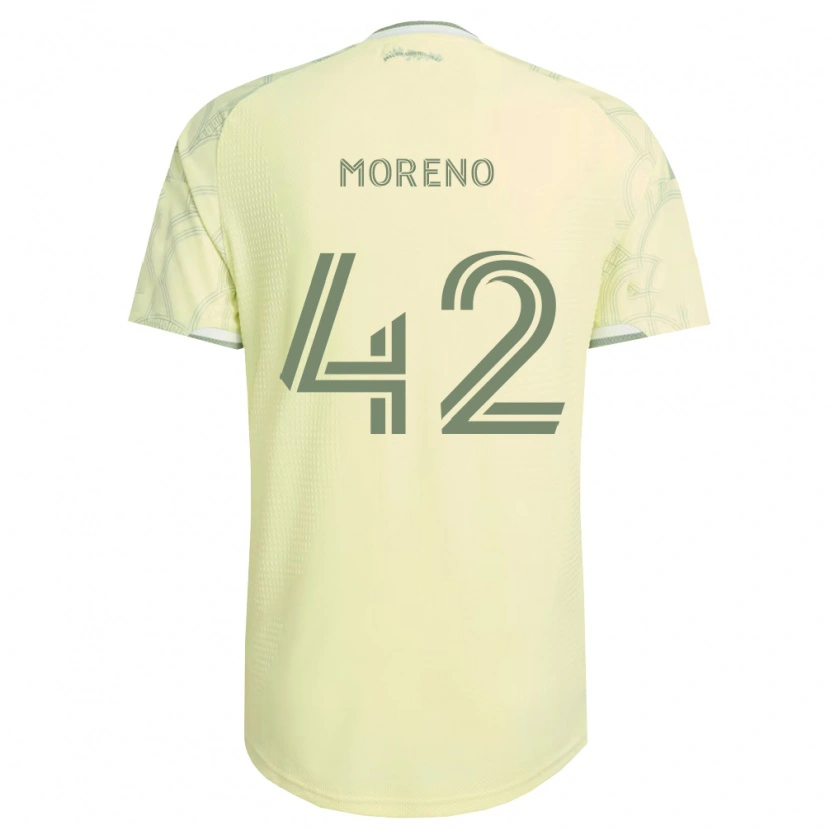 Danxen Herren Alexis Moreno #42 Beige Weiß Auswärtstrikot Trikot 2026/27 T-Shirt