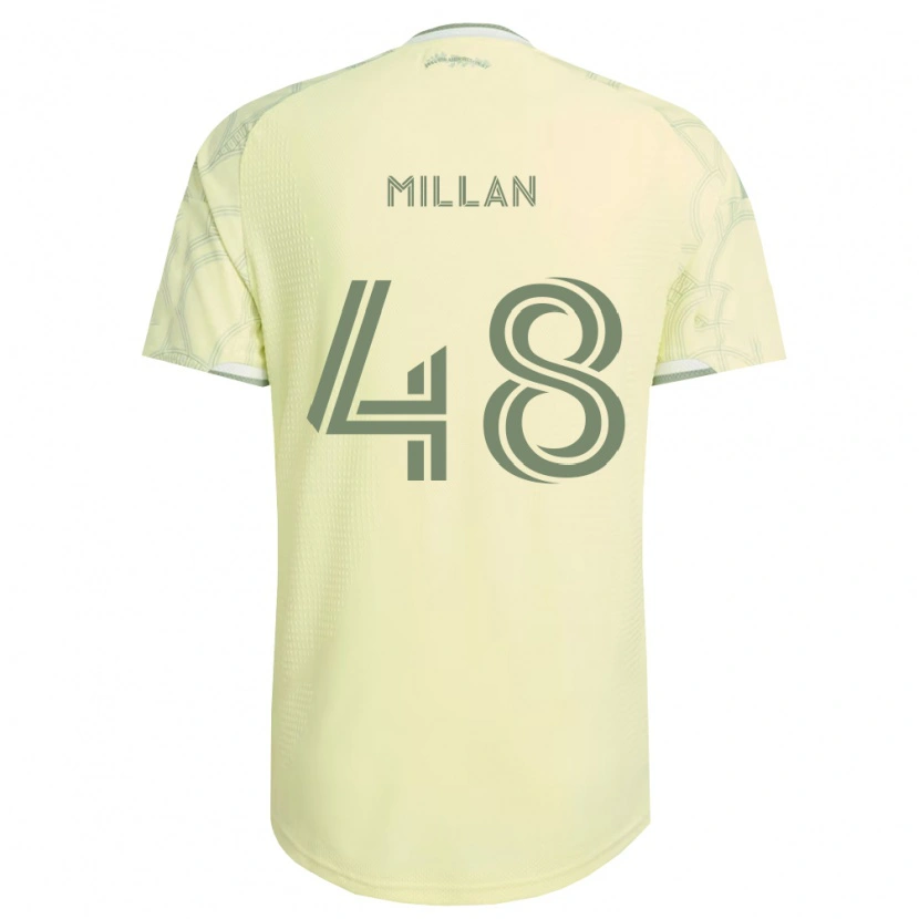 Danxen Herren Marco Millan #48 Beige Weiß Auswärtstrikot Trikot 2026/27 T-Shirt