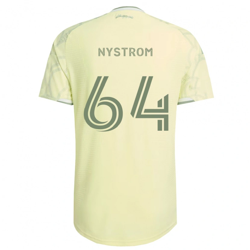 Danxen Herren August Nystrom #64 Beige Weiß Auswärtstrikot Trikot 2026/27 T-Shirt