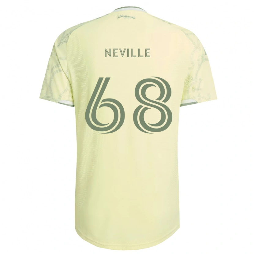 Danxen Herren Harvey Neville #68 Beige Weiß Auswärtstrikot Trikot 2026/27 T-Shirt