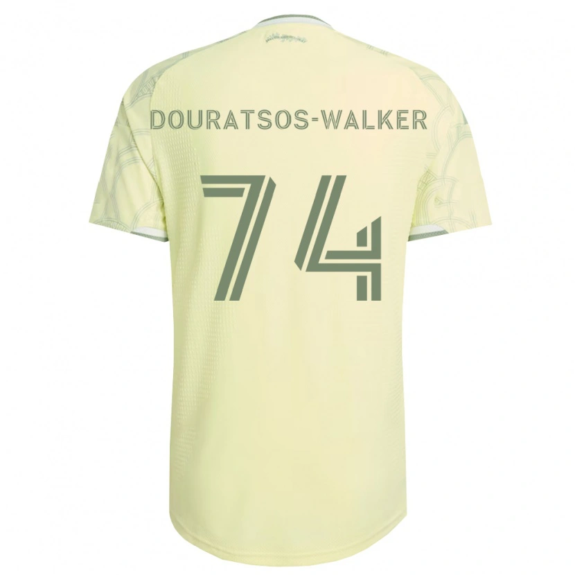 Danxen Herren Elias Douratsos-Walker #74 Beige Weiß Auswärtstrikot Trikot 2026/27 T-Shirt