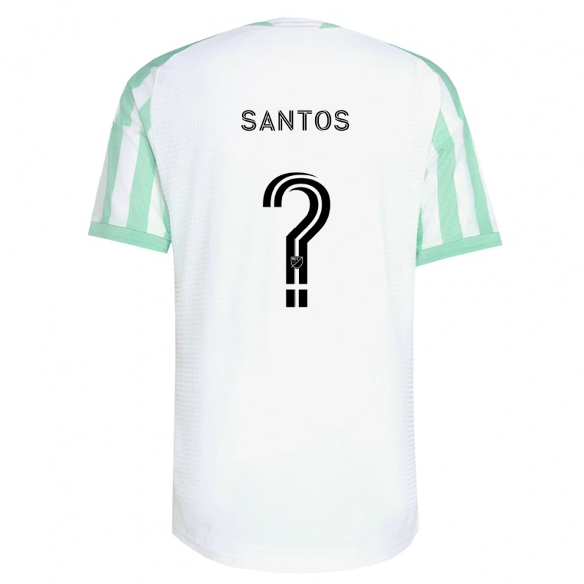Danxen Herren David Santos #0 Hellgrün Schwarz Weiß Auswärtstrikot Trikot 2026/27 T-Shirt