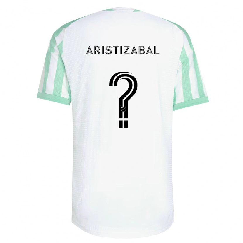 Danxen Herren Nicolas Aristizabal #0 Hellgrün Schwarz Weiß Auswärtstrikot Trikot 2026/27 T-Shirt