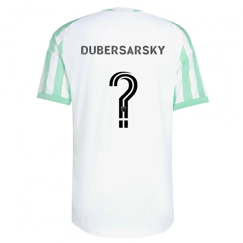 Danxen Herren Nicolás Dubersarsky #0 Hellgrün Schwarz Weiß Auswärtstrikot Trikot 2026/27 T-Shirt