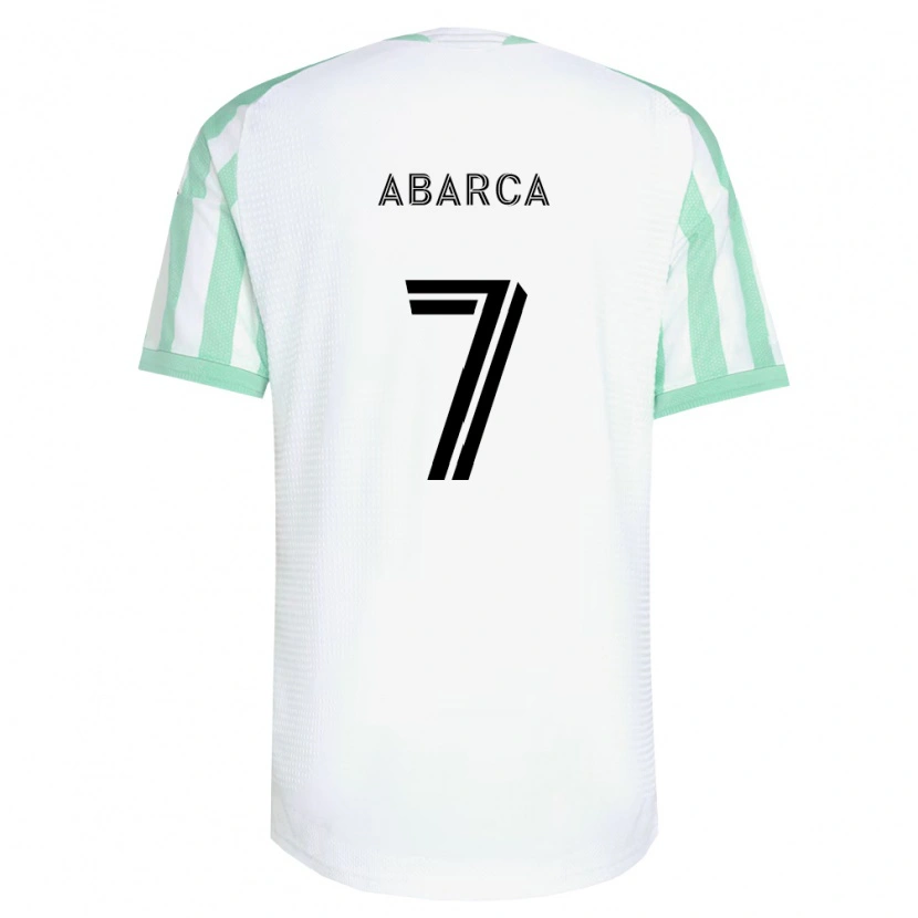 Danxen Herren Diego Abarca #7 Hellgrün Schwarz Weiß Auswärtstrikot Trikot 2026/27 T-Shirt