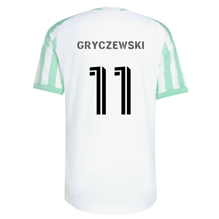 Danxen Herren Patrick Gryczewski #11 Hellgrün Schwarz Weiß Auswärtstrikot Trikot 2026/27 T-Shirt