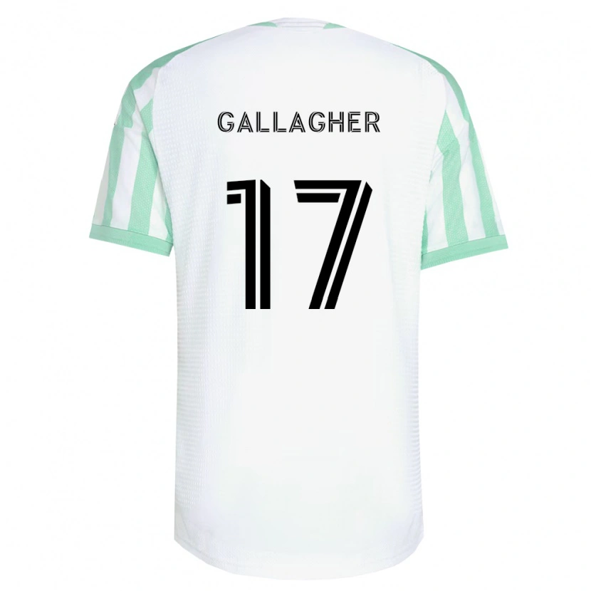 Danxen Herren Jon Gallagher #17 Hellgrün Schwarz Weiß Auswärtstrikot Trikot 2026/27 T-Shirt