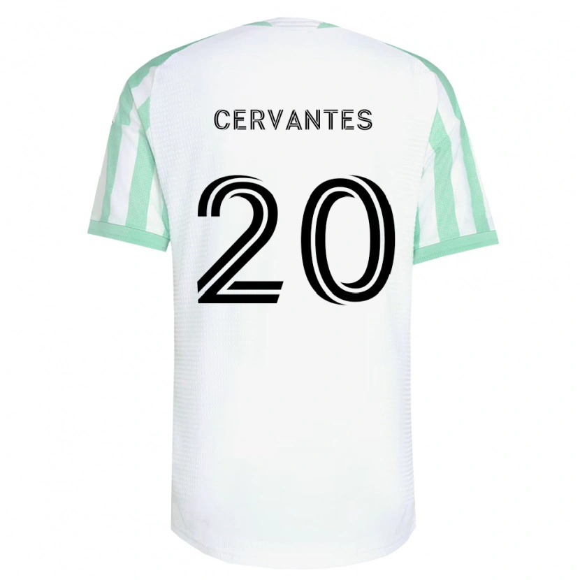 Danxen Herren Aaron Cervantes #20 Hellgrün Schwarz Weiß Auswärtstrikot Trikot 2026/27 T-Shirt