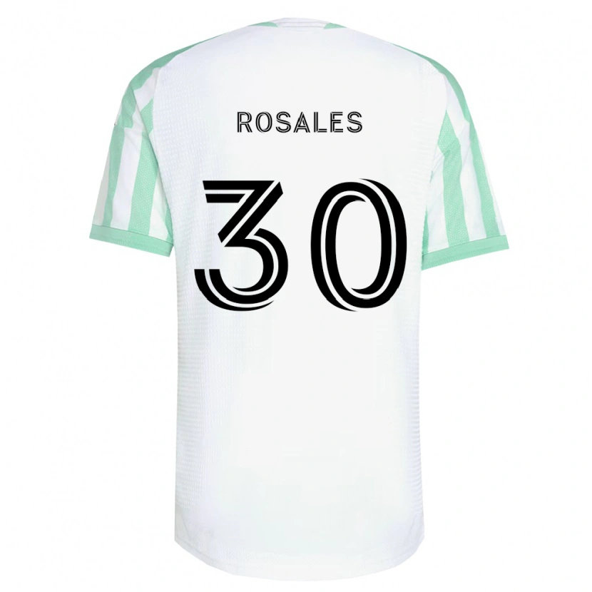 Danxen Herren Joseph Rosales #30 Hellgrün Schwarz Weiß Auswärtstrikot Trikot 2026/27 T-Shirt