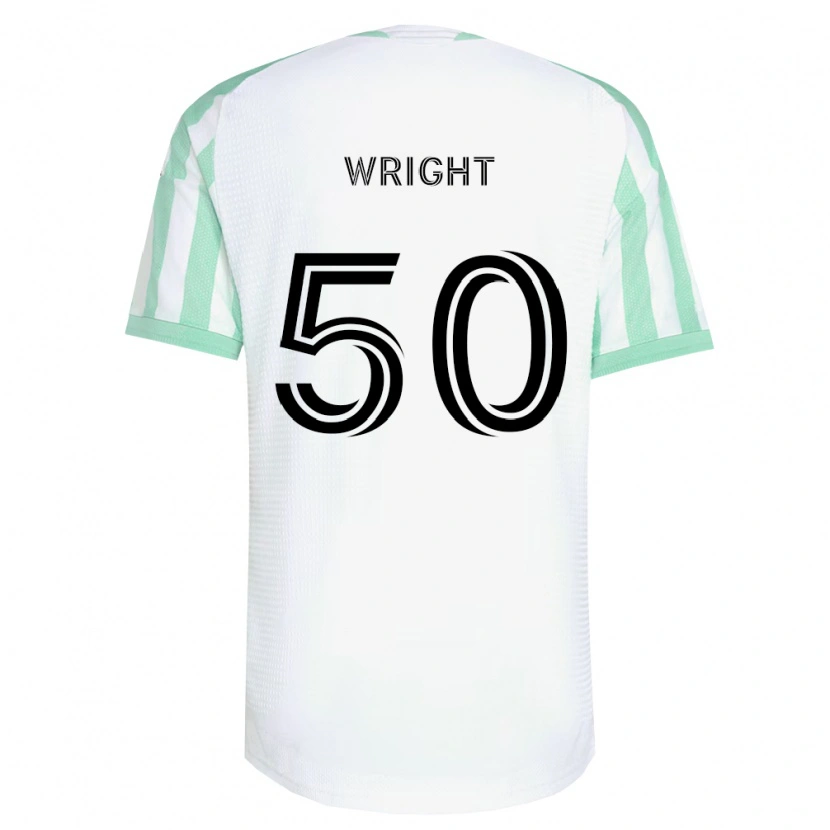 Danxen Herren Daniel Wright #50 Hellgrün Schwarz Weiß Auswärtstrikot Trikot 2026/27 T-Shirt